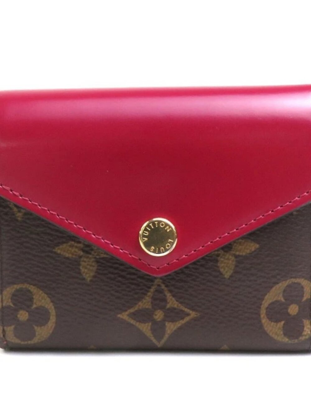 Auth LOUIS VUITTON Monogram Trifold Wallet Fuchsia M62932 - h32547a